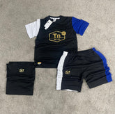 Conjunto verano NIKE azul negro y blanco